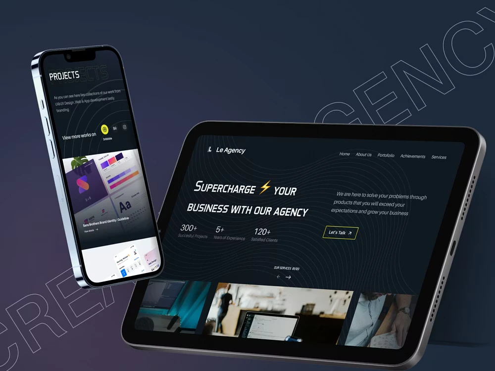 Custom website design and responsive layout services